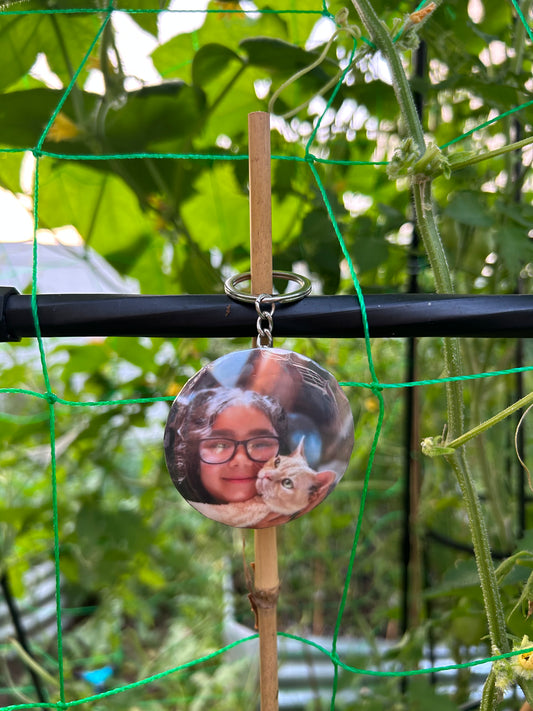 58 MM Custom Photo Keychain