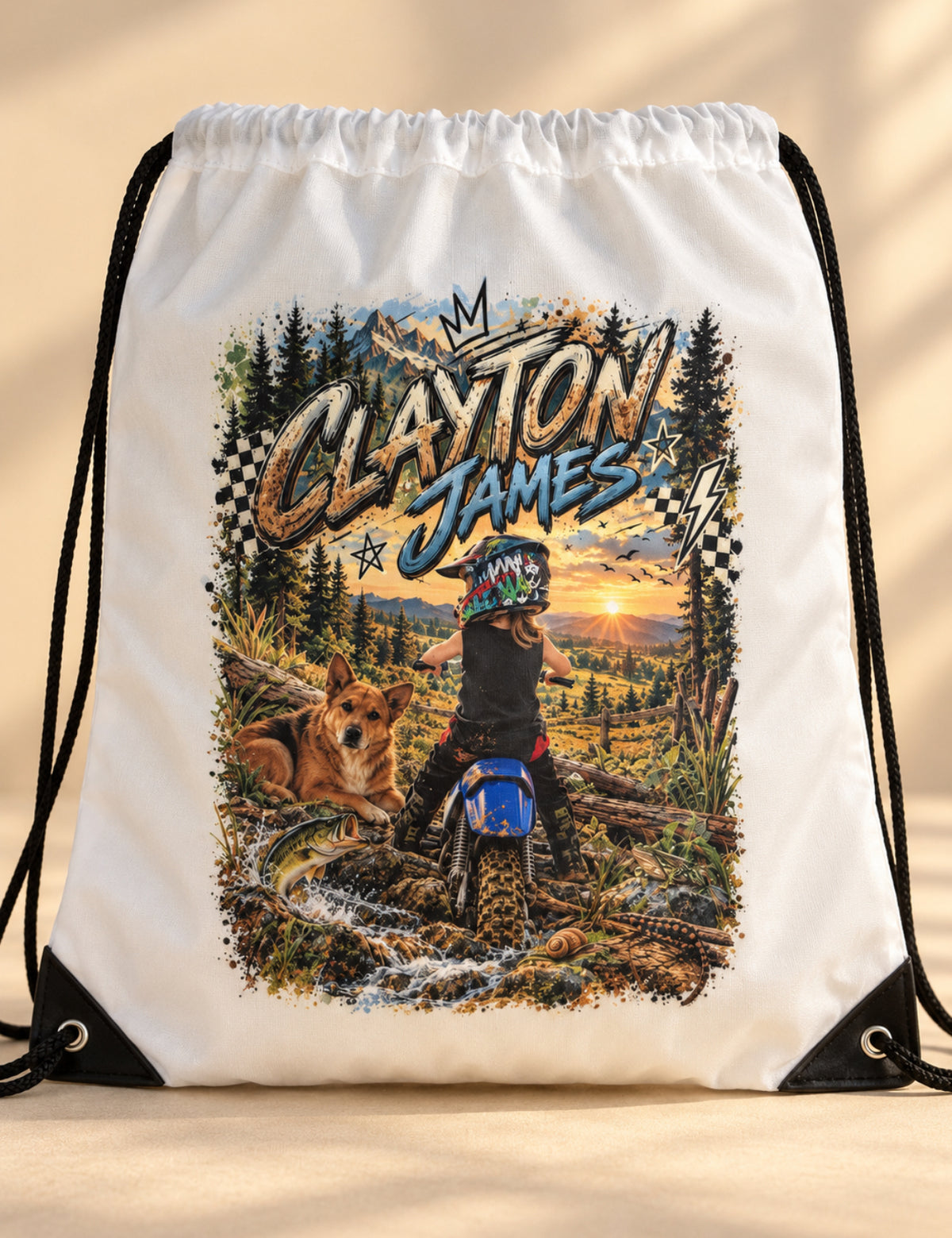 Custom Name Story Backpack