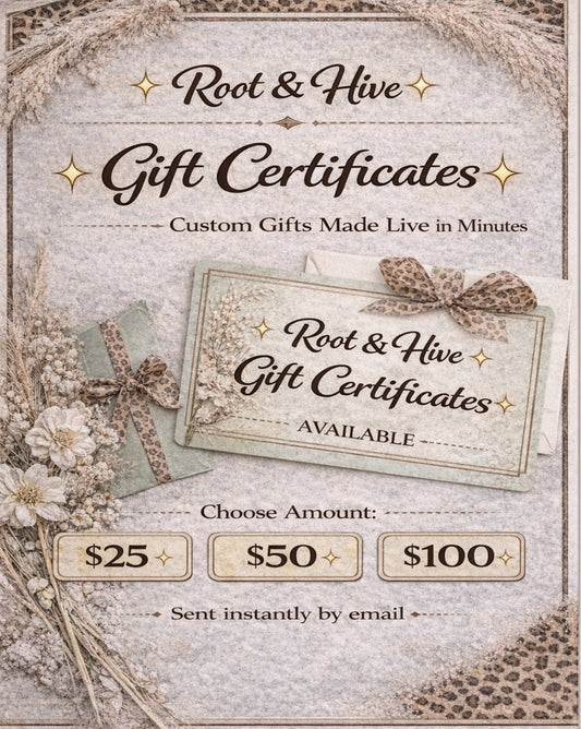 ✨Root & Hive✨ Gift Certificate 🎁