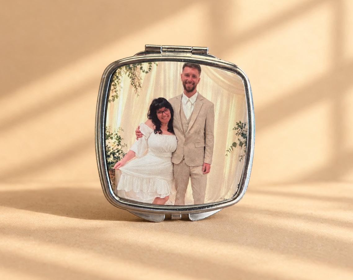 Personalized Photo Compact Mirror