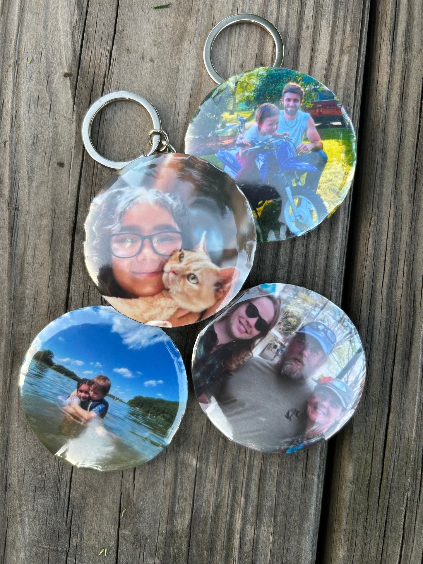 58 MM Custom Photo Keychain