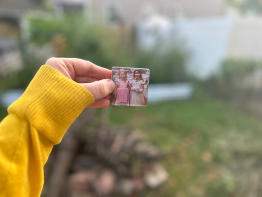 2x2” Square Custom Photo Magnet
